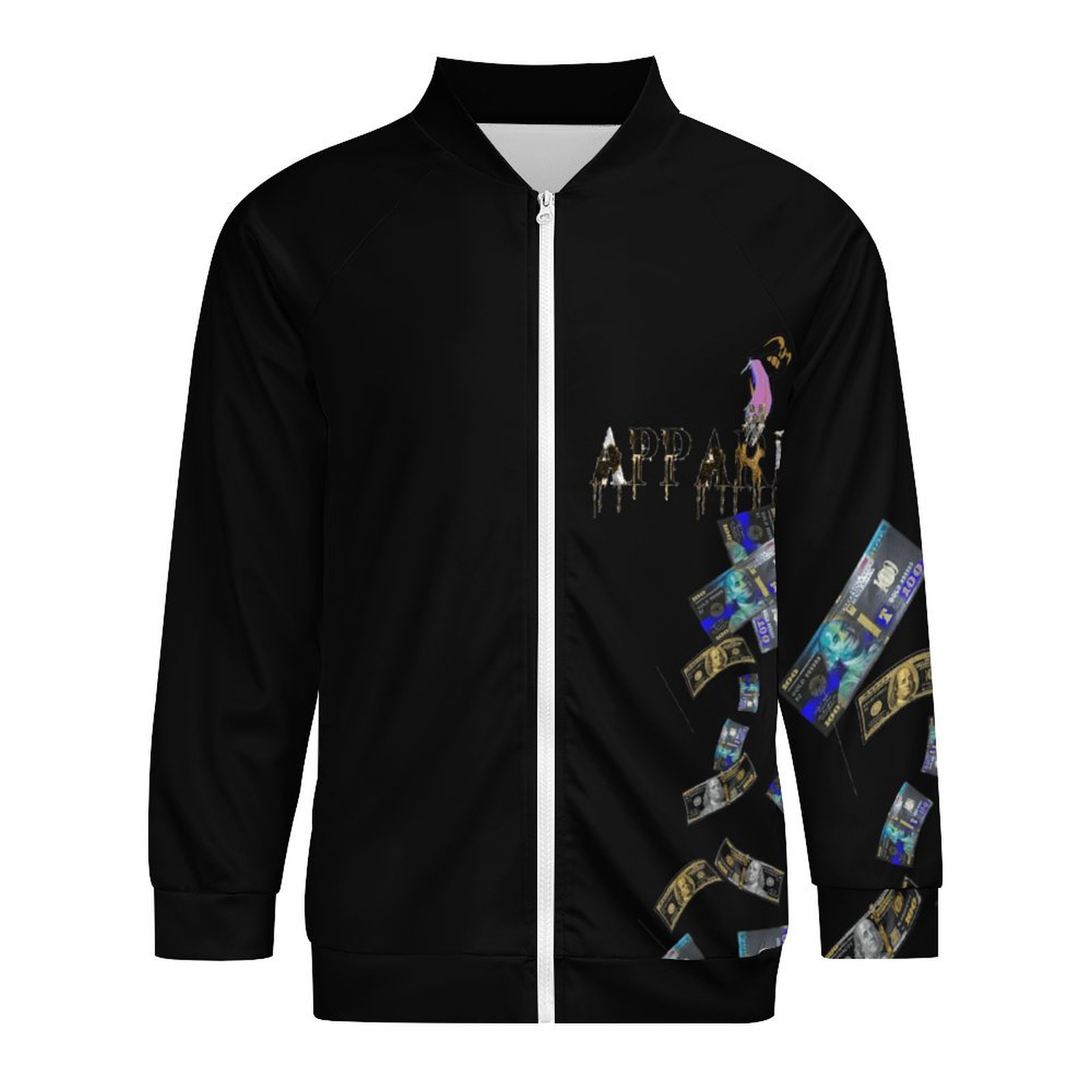 LoudMouth Crew-neck Zipper Cardigan - Image 2