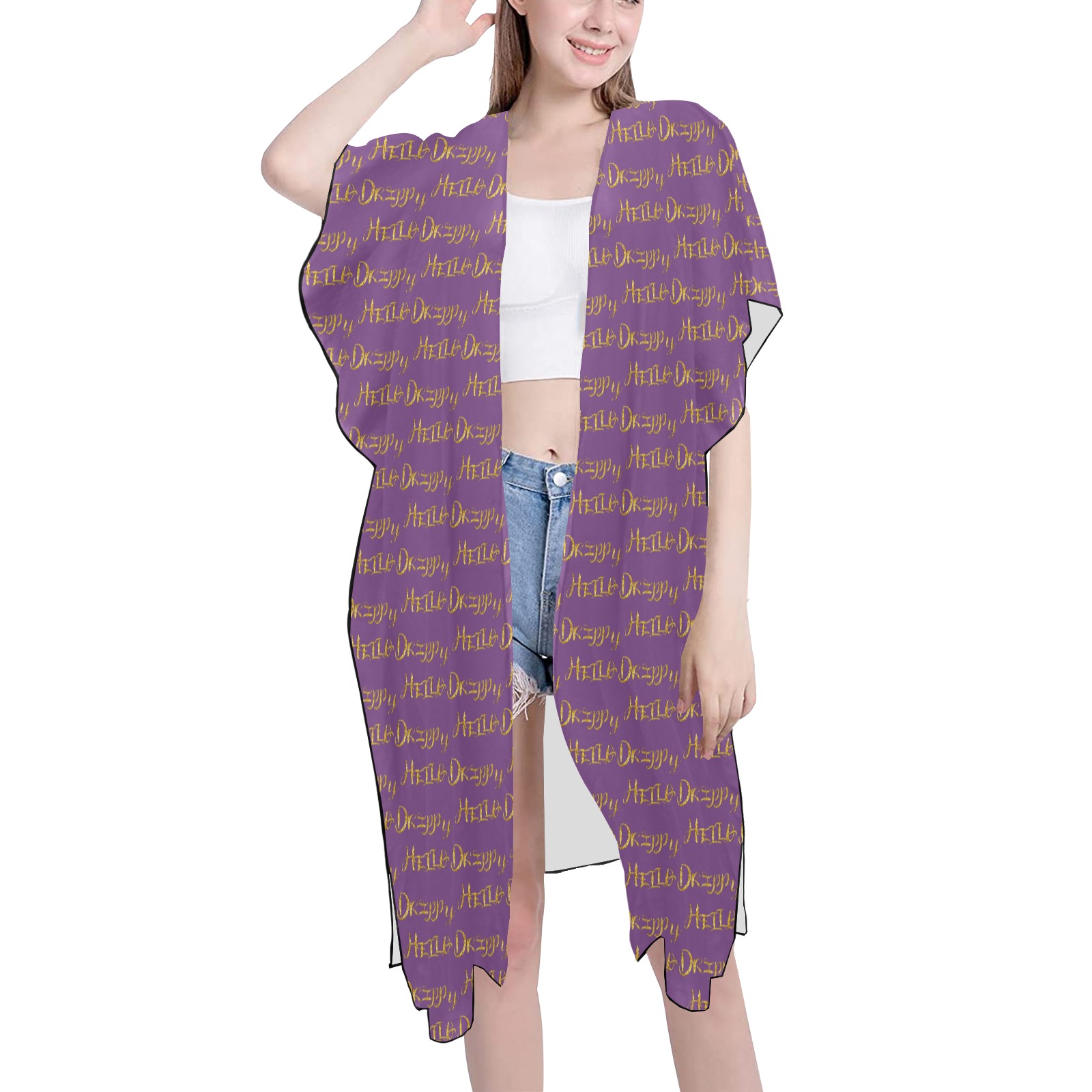Luxe Chiffon Wrap - Image 4