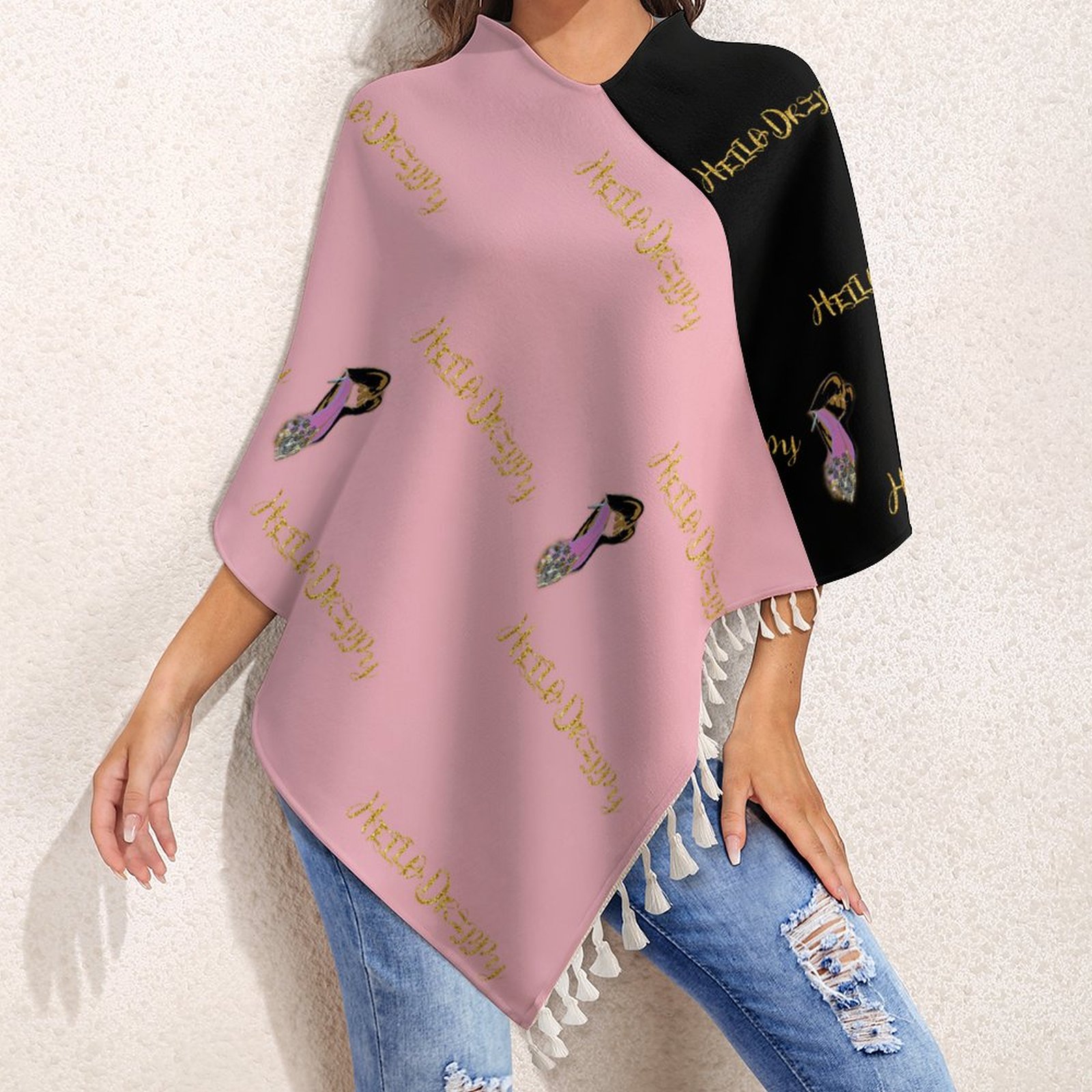 Barely-There Fringed Cape - Image 7