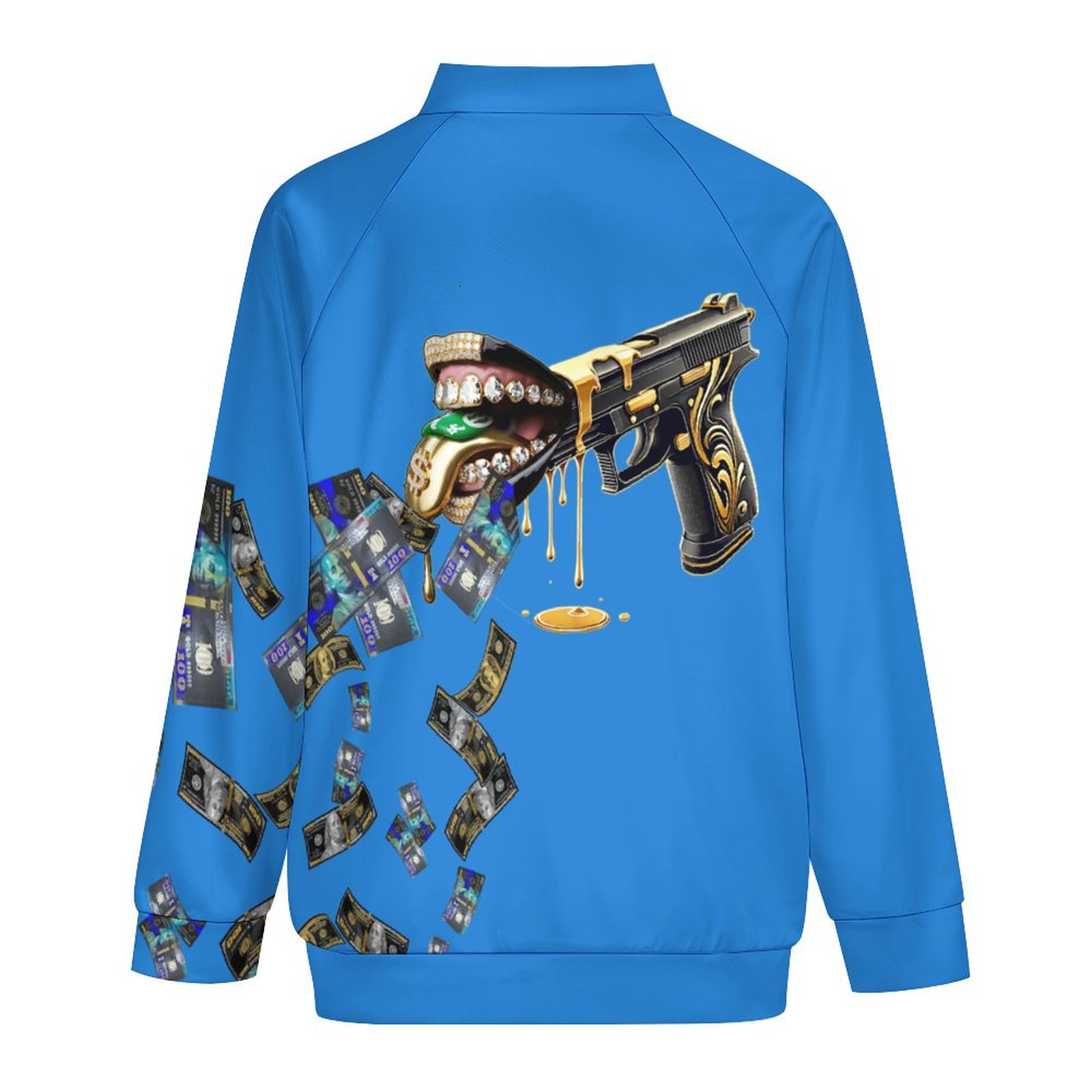 LoudMouth Crew-neck Zipper Cardigan - Image 6