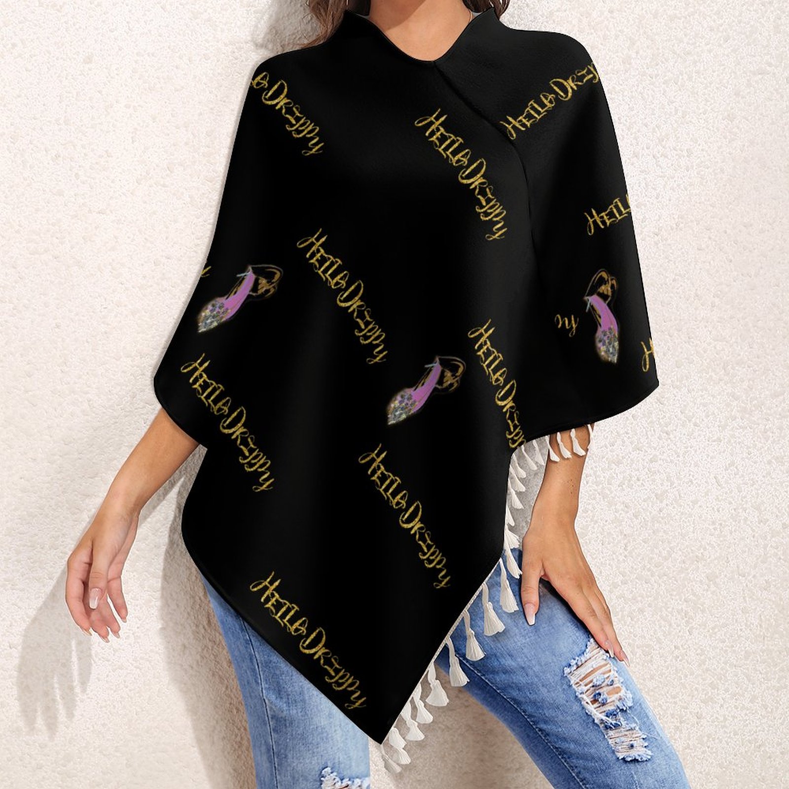 Barely-There Fringed Cape - Image 4