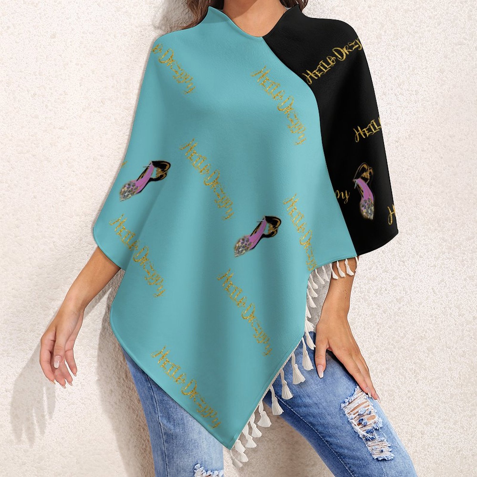 Barely-There Fringed Cape - Image 6