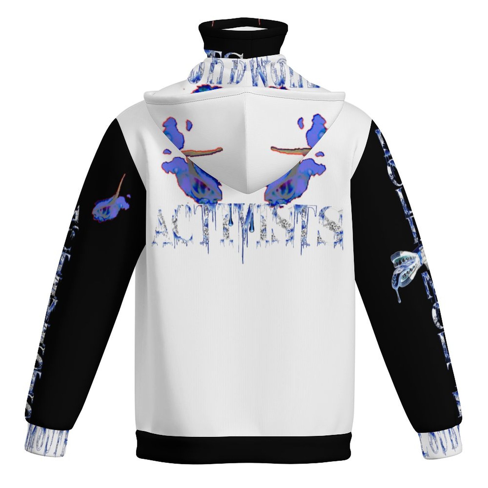 LOUDMOUTH ACTIVISTS© EYESEE WHYTE MASKUP HOODIE - Image 2