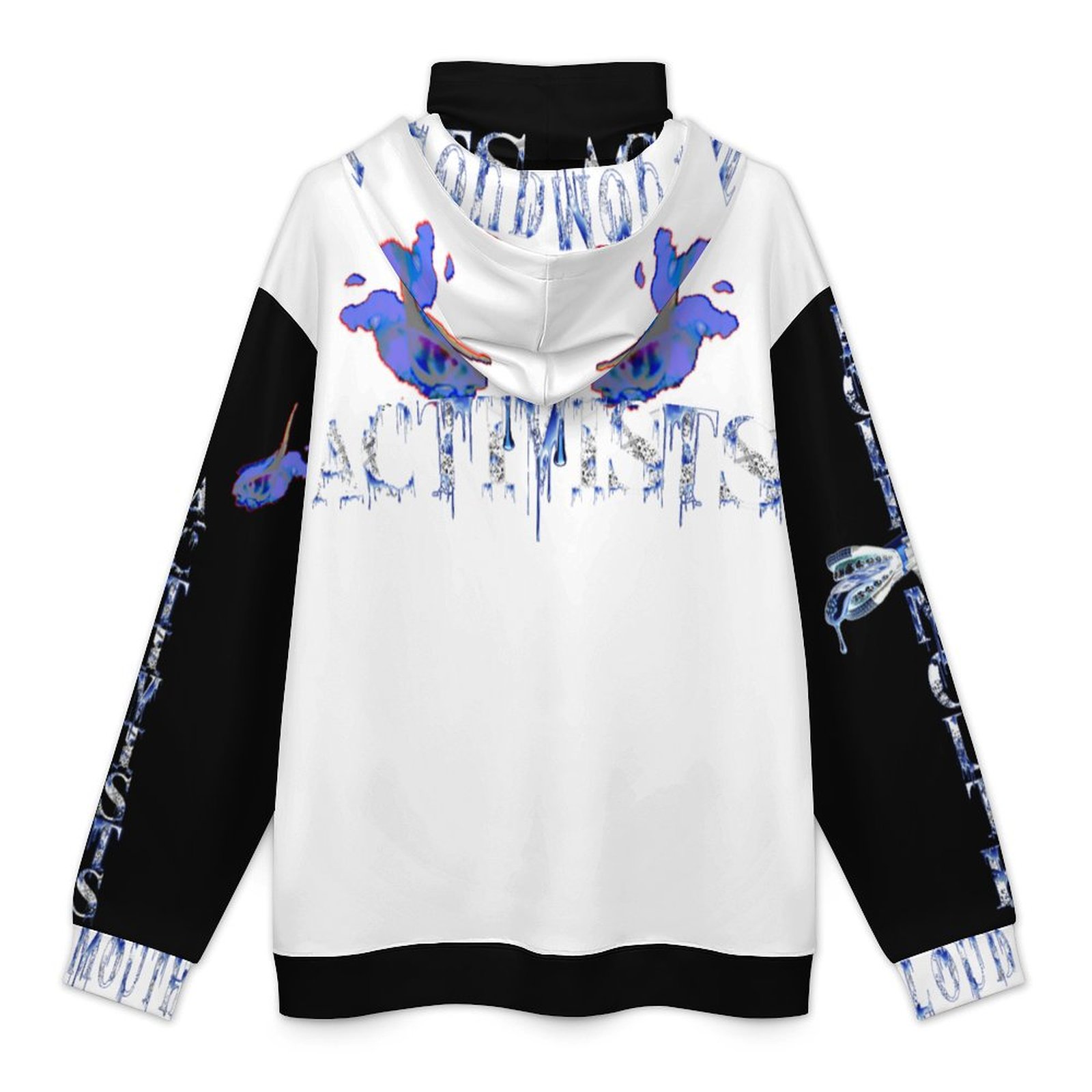 LOUDMOUTH ACTIVISTS© EYESEE WHYTE MASKUP HOODIE - Image 4